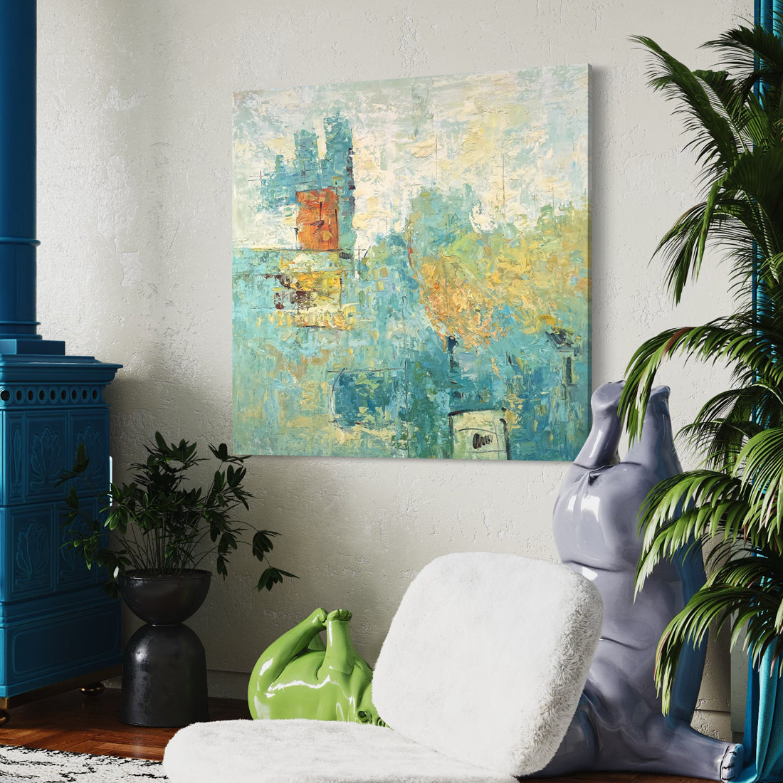 Premium Abstract Canvas Painting