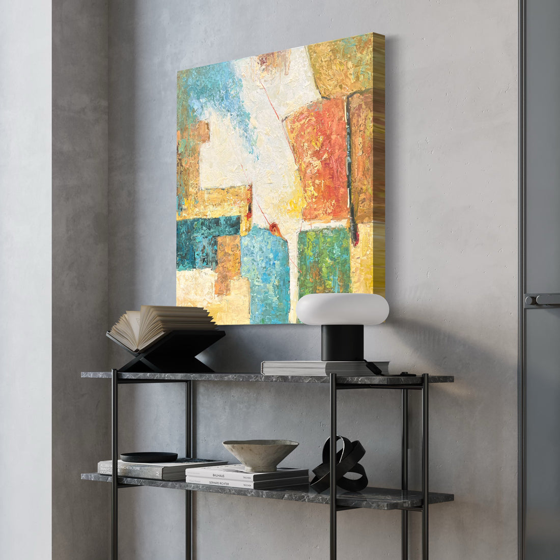 Compact Abstract Canvas Wall Art