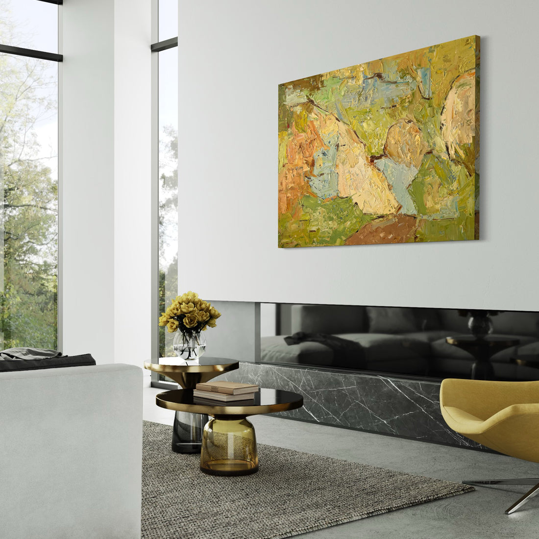 Classic Abstract Oil Painting