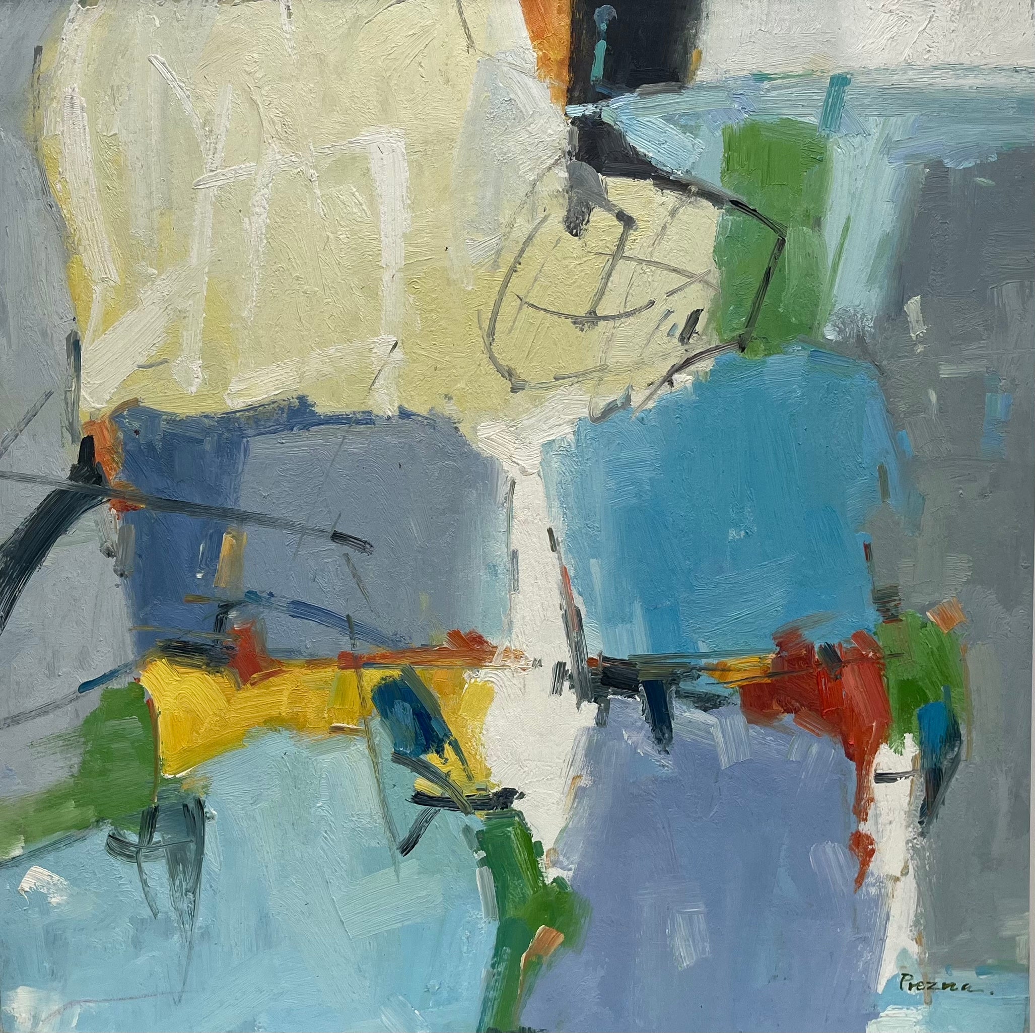 Vintage Abstract Wall Painting