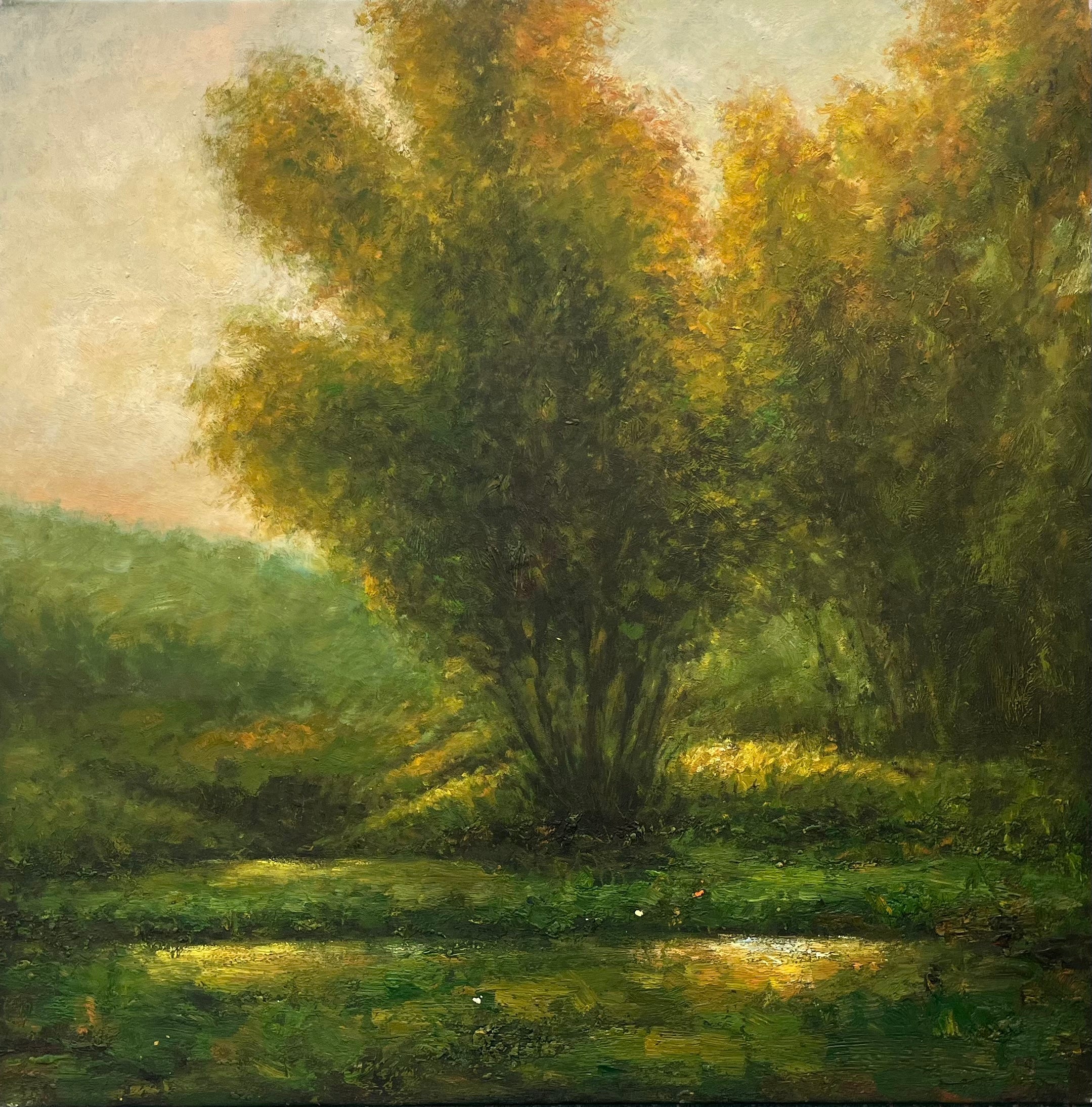 Classic Impressionistic Landscape Oil Painting