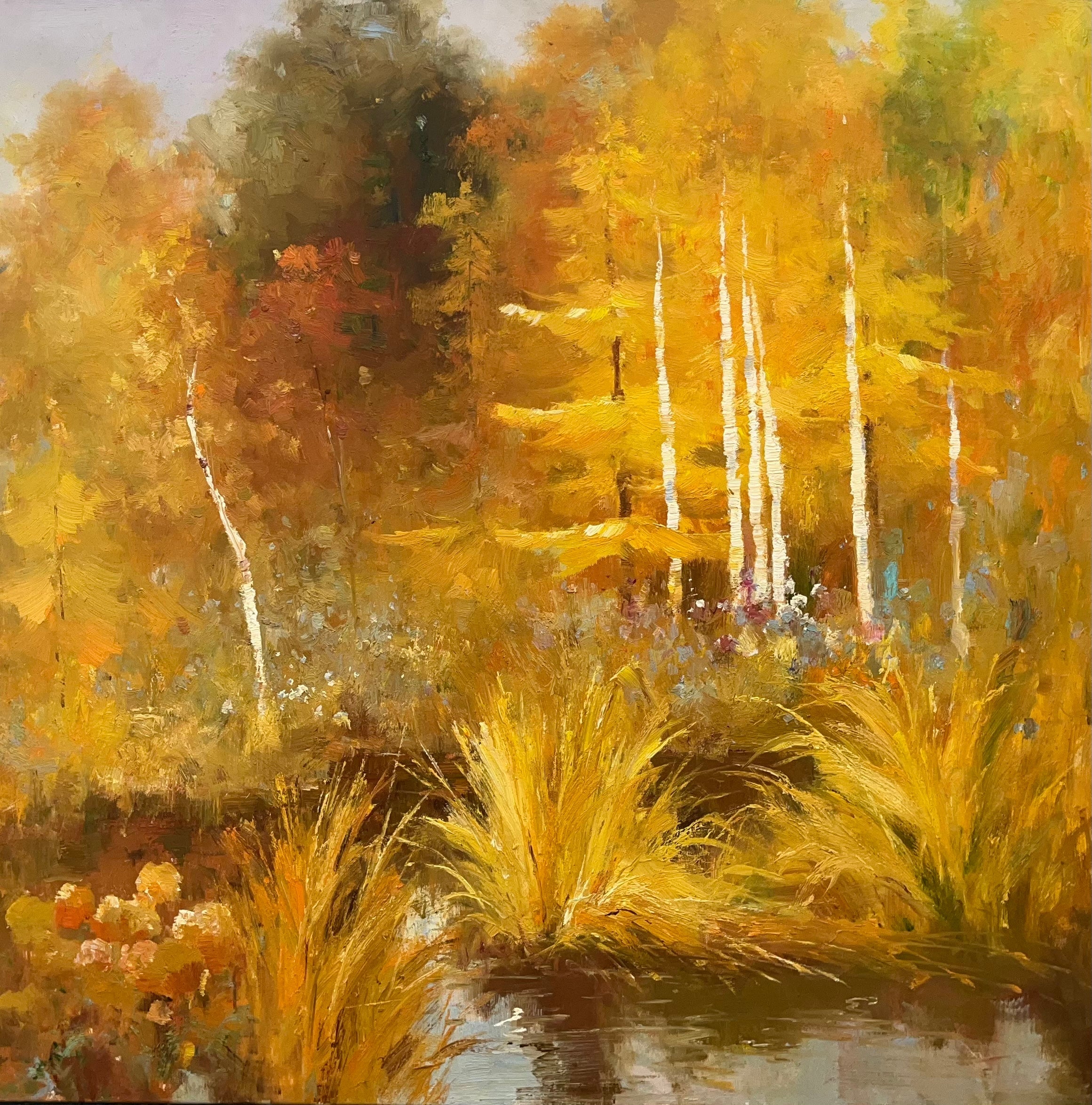 Vintage Landscape Oil Painting