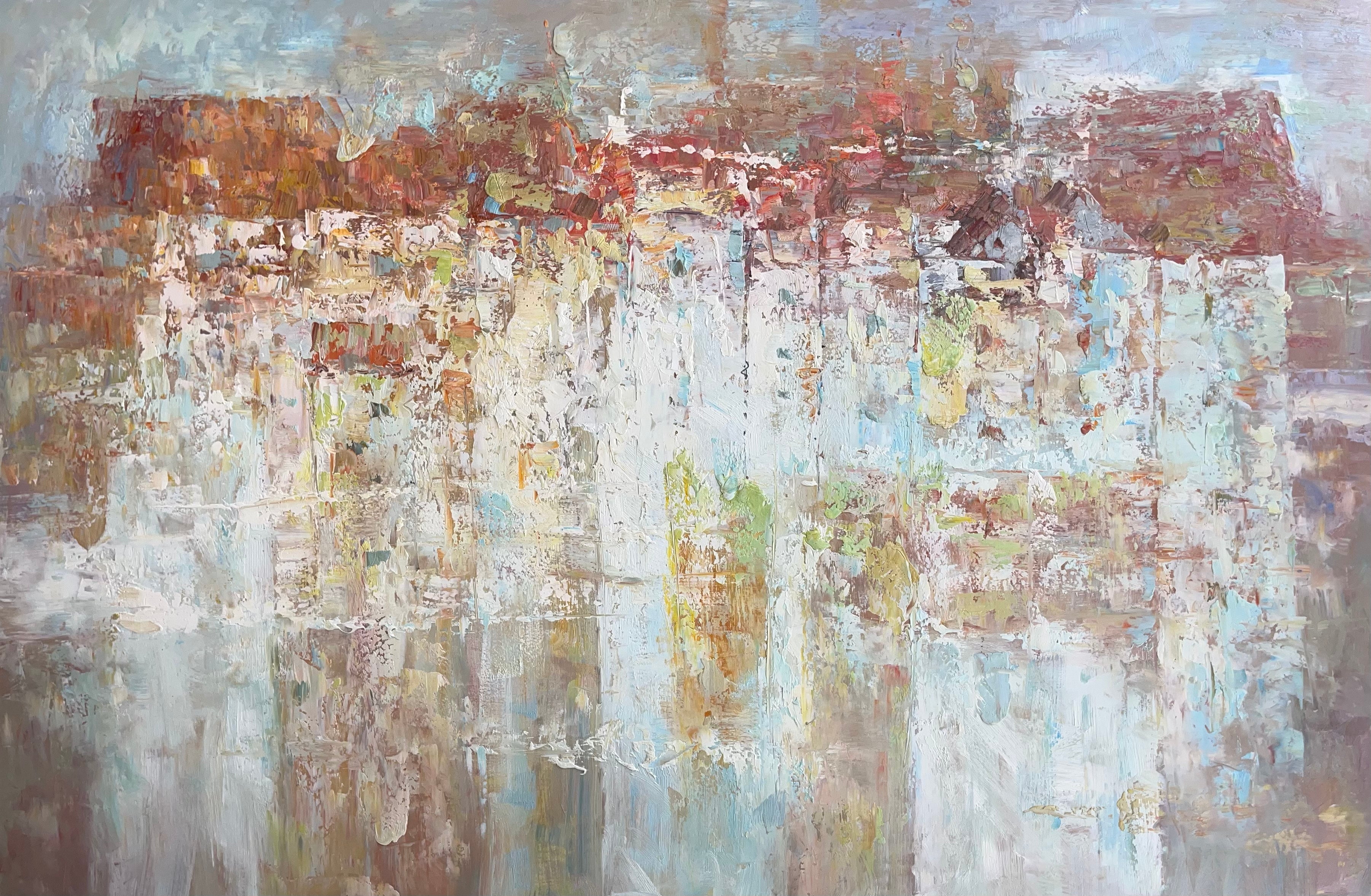 Vintage Abstract Canvas Painting